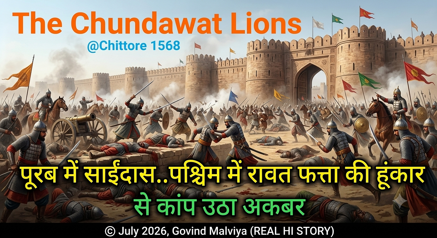 The Third Battle of Chittorgarh (1568): How the Chundawat Lions Shook Akbar’s Imperial Might