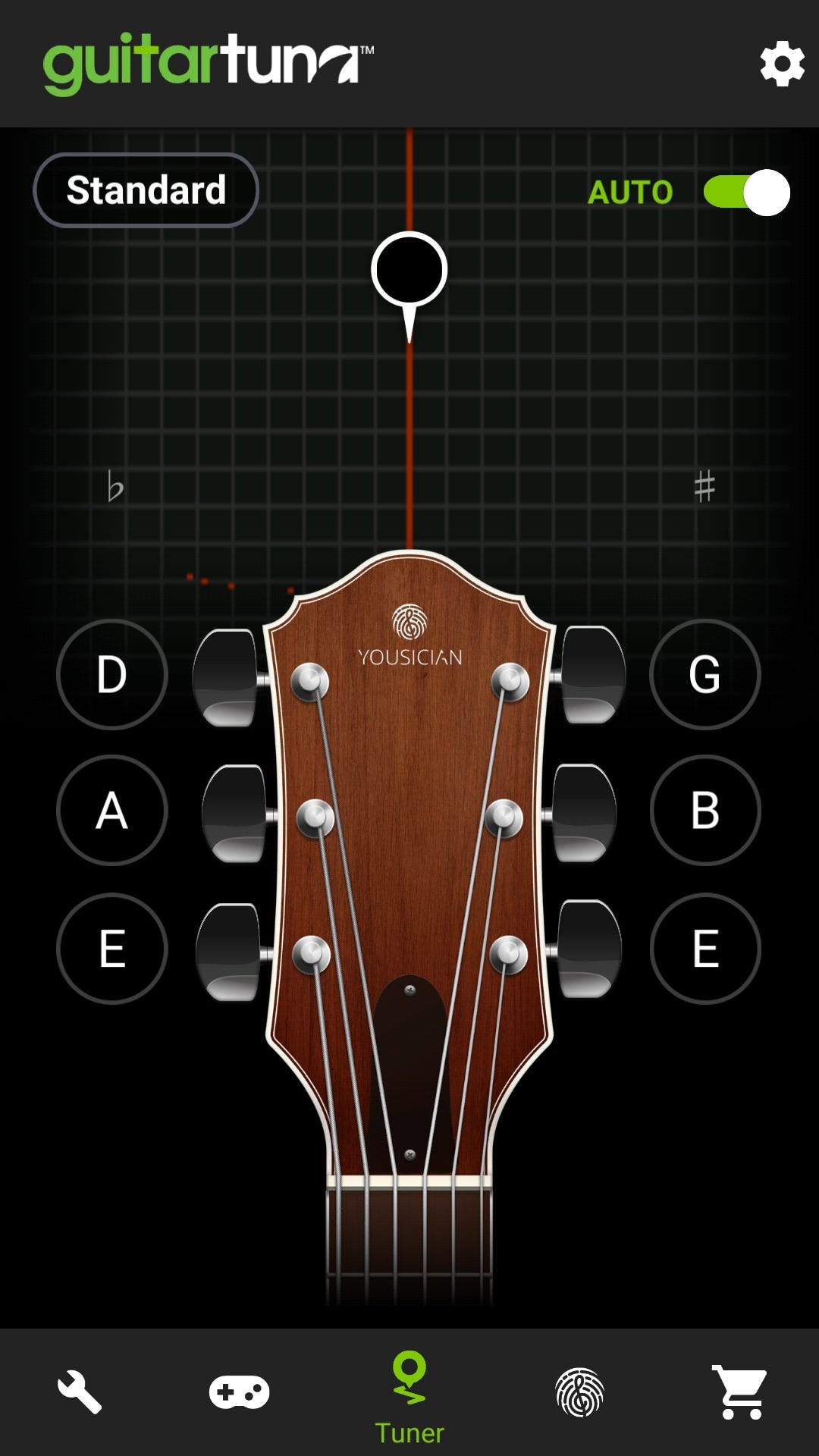 Tuning your guitar with the GuitarTuna app | by Kieran Ball | Medium