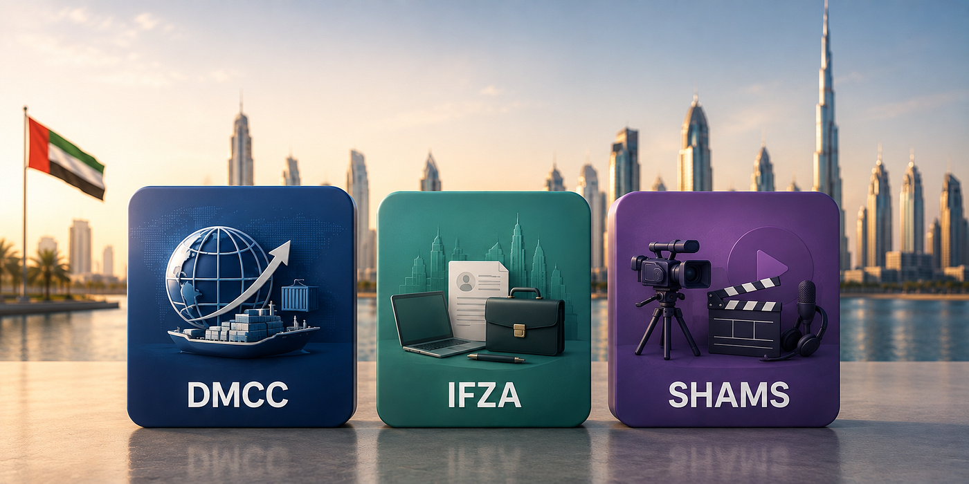 DMCC vs IFZA vs Shams: Picking the Right UAE Free Zone Without Getting Sold the Wrong One