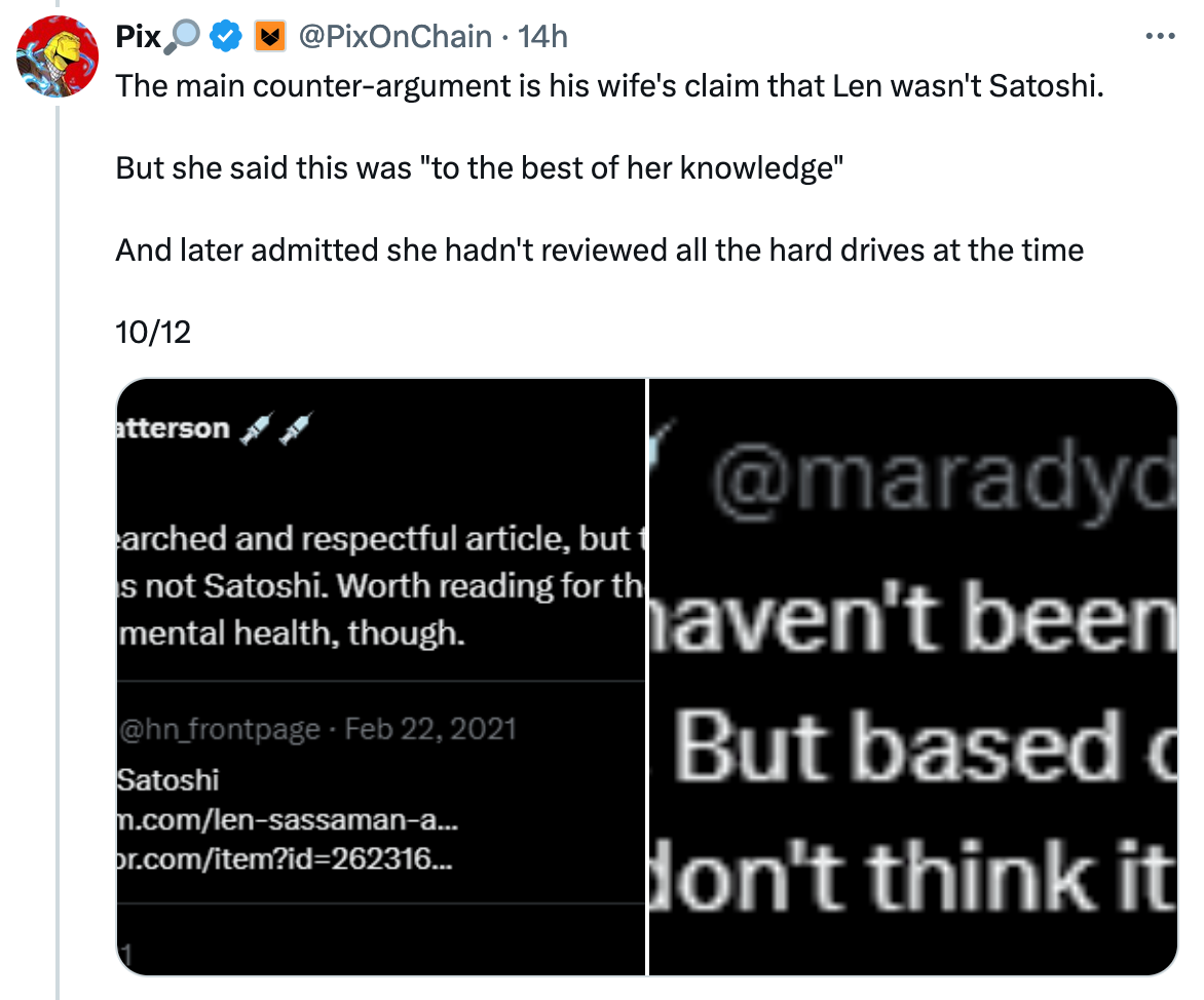 The Real Satoshi?. I found an interesting Twitter thread… | by Prof Bill  Buchanan OBE FRSE | Medium