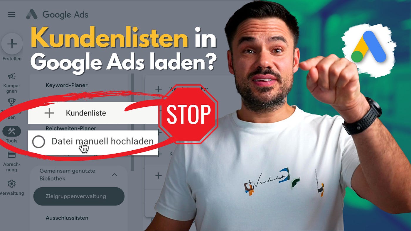 Hör auf damit: Warum der Upload deiner Shopify-Kundenliste bei Google Ads brandgefährlich ist