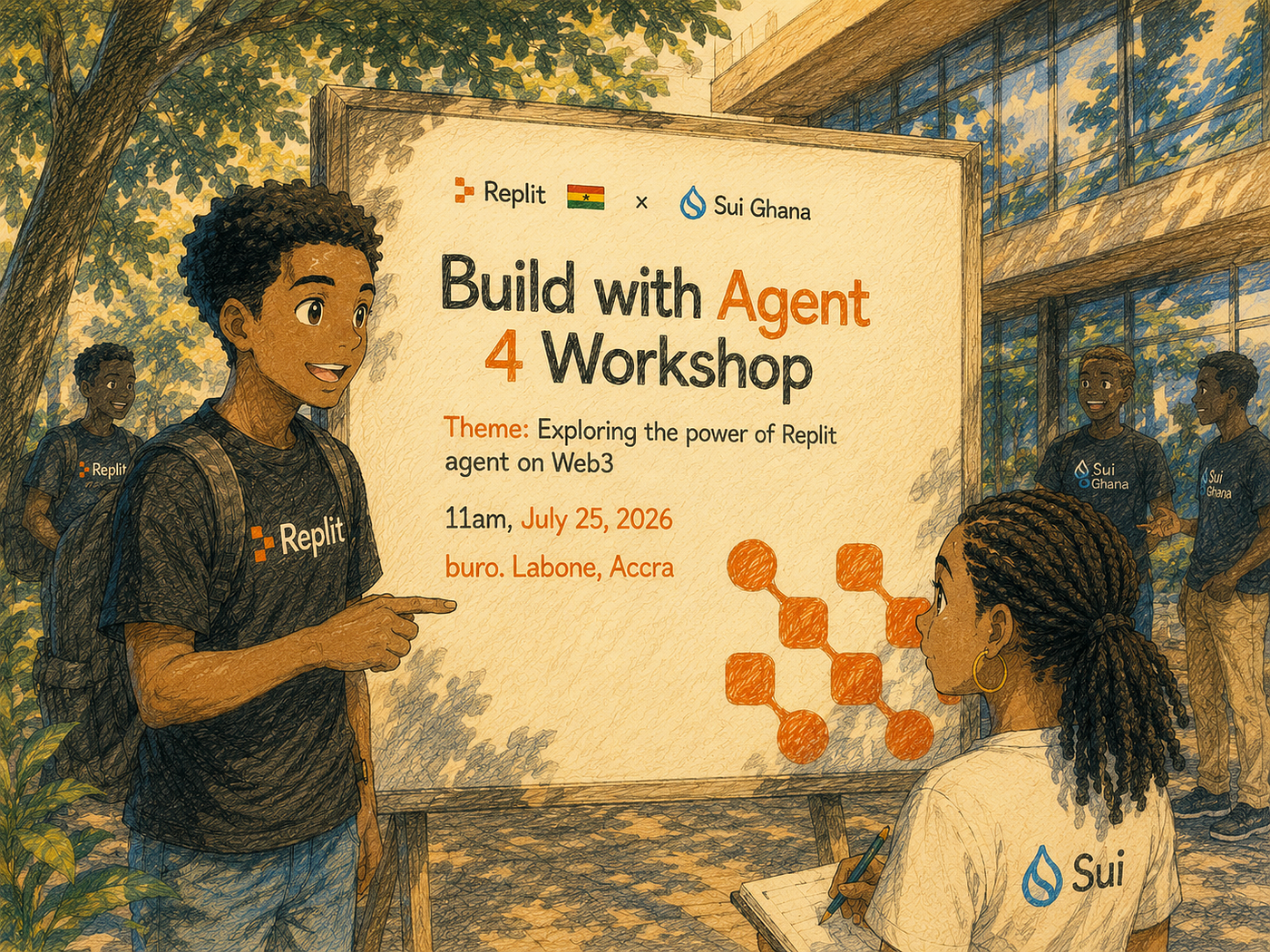 Inside the Replit Ghana AI Meetup: Building On-Chain with Sui