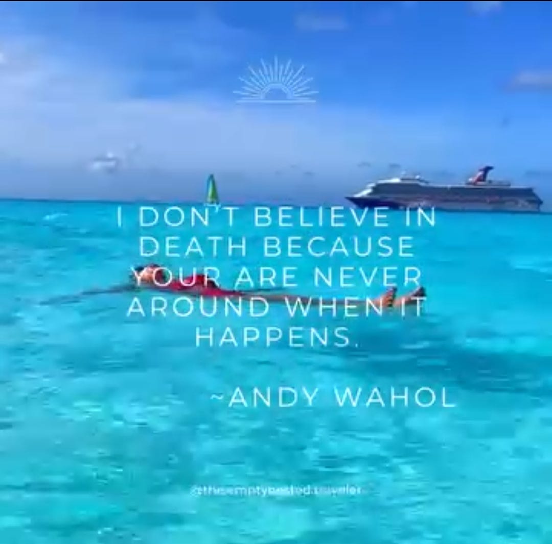 I Don't Believe in Death #truestory | by Lisa May | Medium, image size:1080x1066