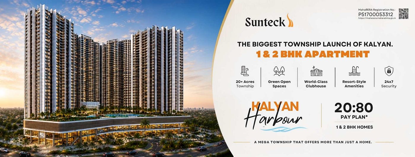 Sunteck Harbour Kalyan Price — Latest Price List, Cost Sheet & Payment Plans
