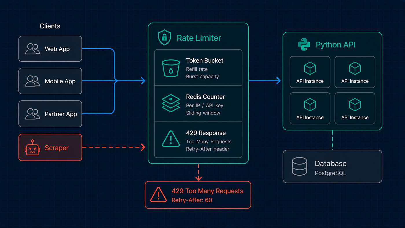 Build a Production Rate Limiter for Your Python API From Scratch