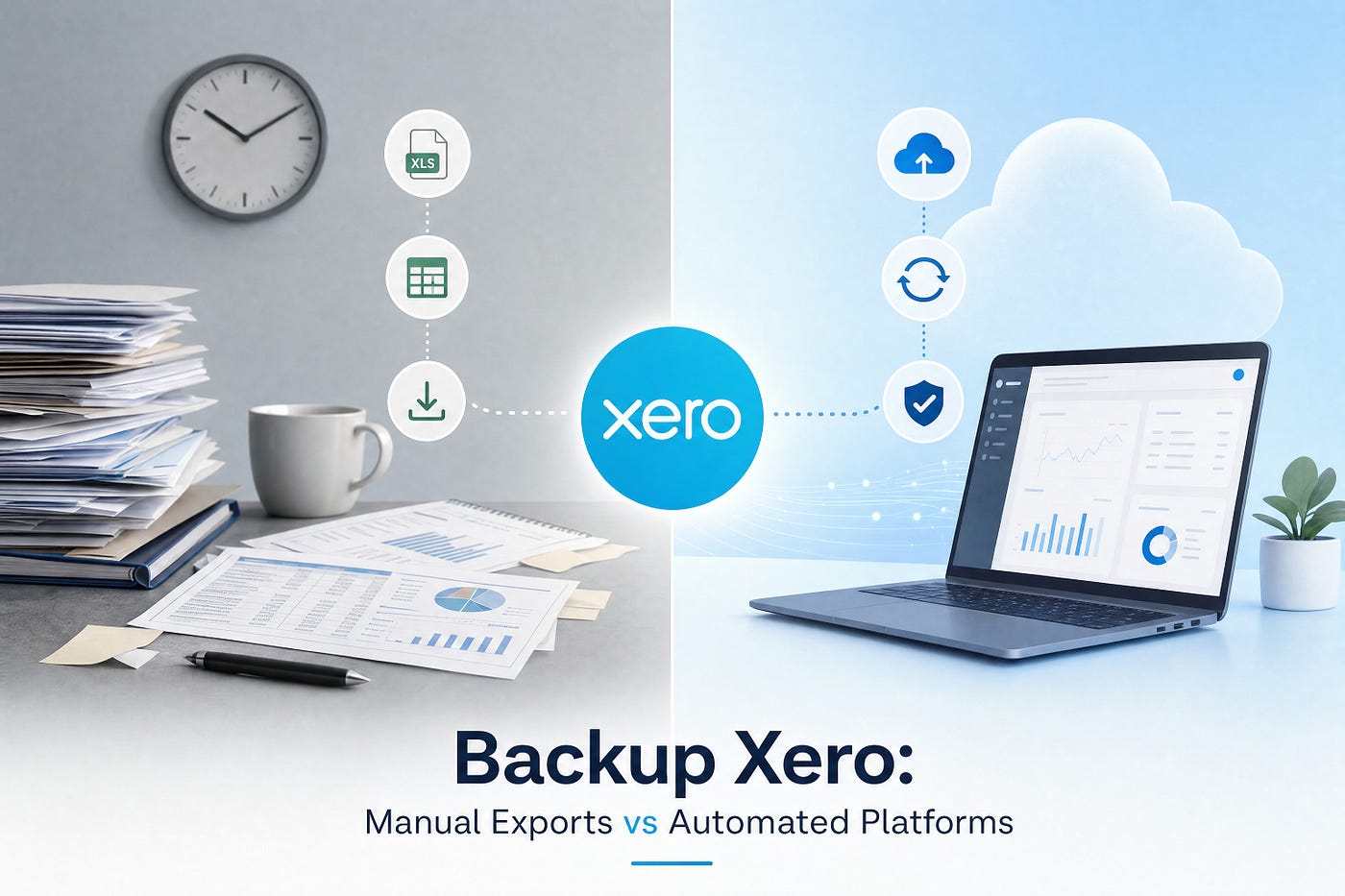 Comparing Manual Xero Exports vs Automated Backup Platforms