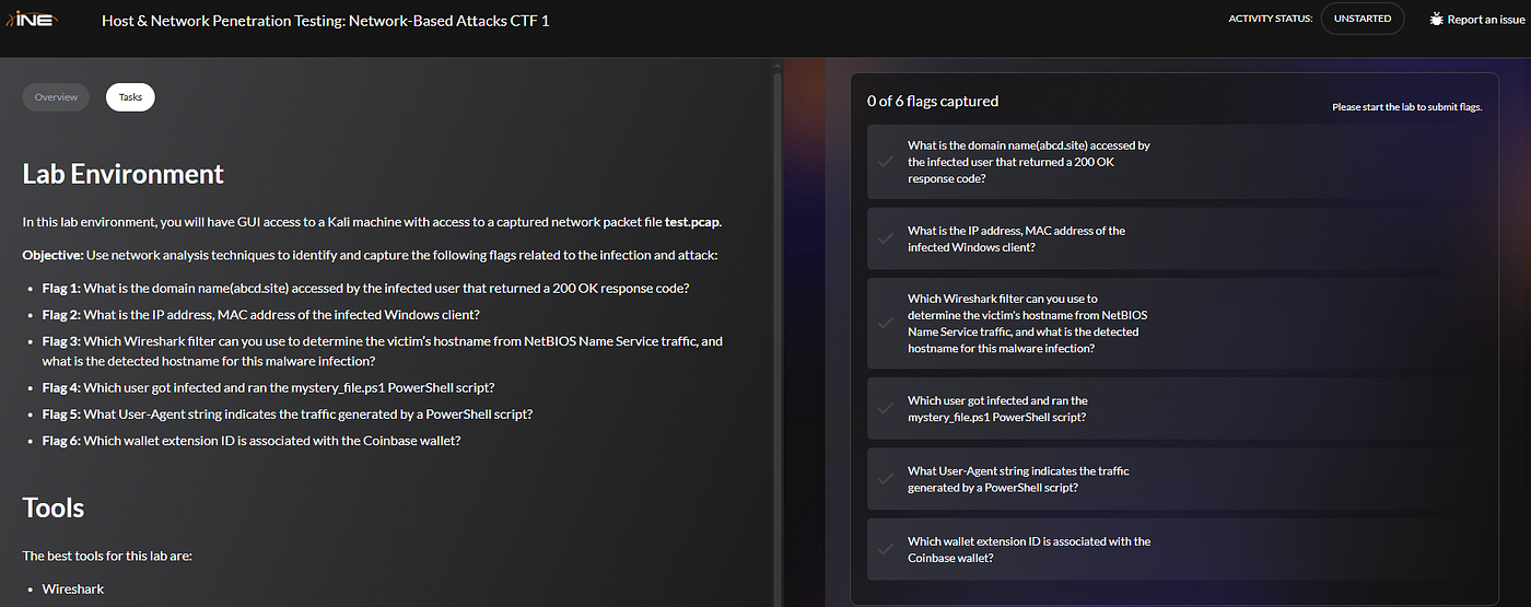 Host & Network Penetration Testing: Network-Based Attacks CTF 1
