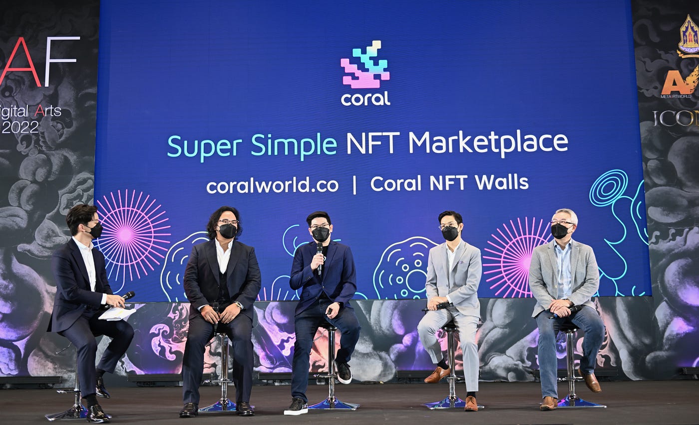 KX และ Coral นำทางวงการศิลปะไทยสู่โลกของ NFT ในงาน Thailand Digital Arts Festival 2022