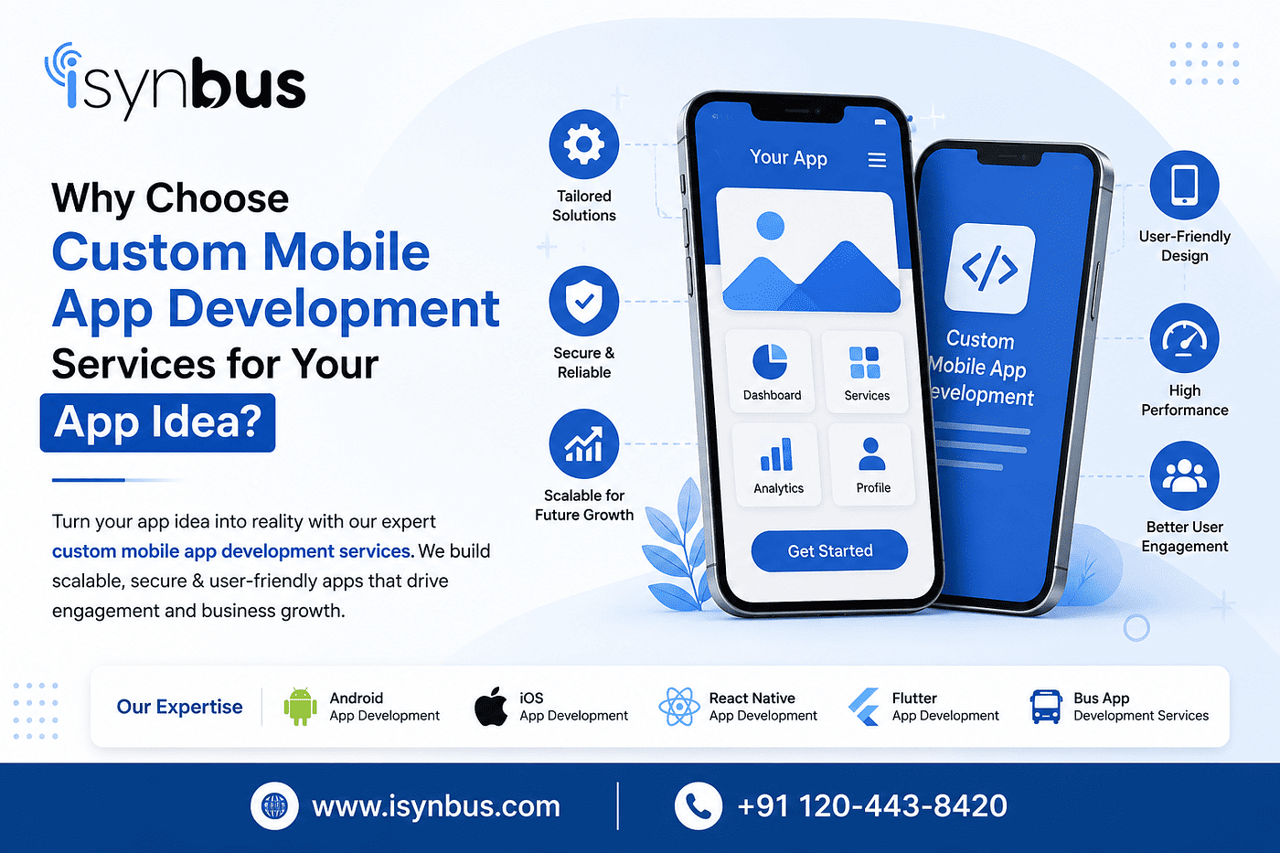 Why Choose Custom Mobile App Development Services for Your App Idea?