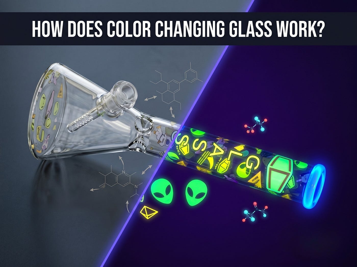 How does color changing glass work?