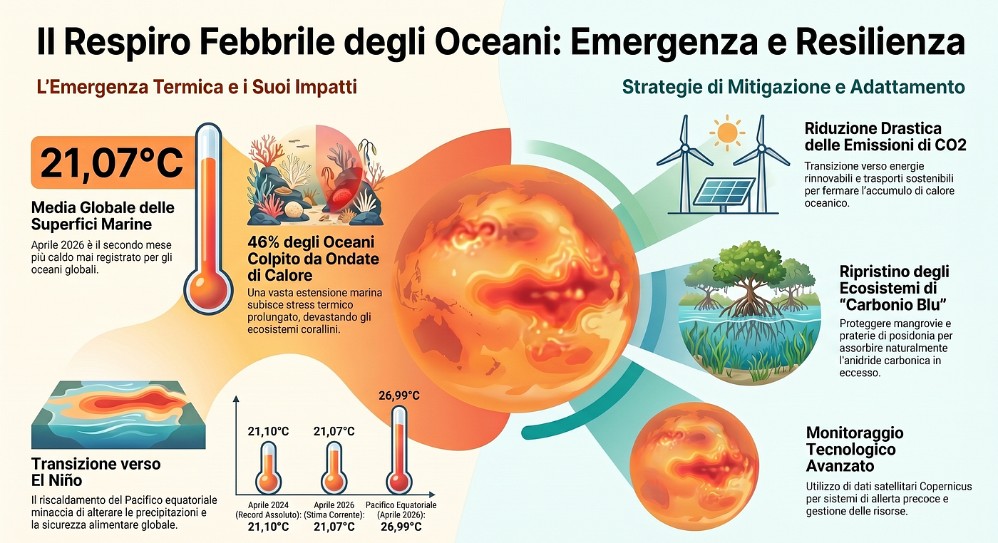 Il Respiro Febbrile degli Oceani: Un Allarme Globale dal Cuore Blu del Pianeta