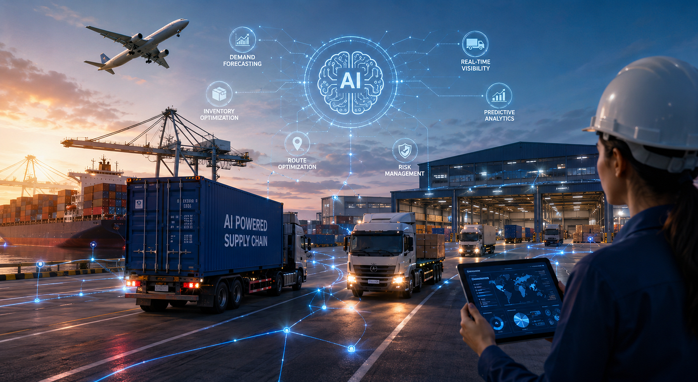 AI Transforming Supply Chain and Logistics: $45 Billion Market Driving Smarter Operations by 203