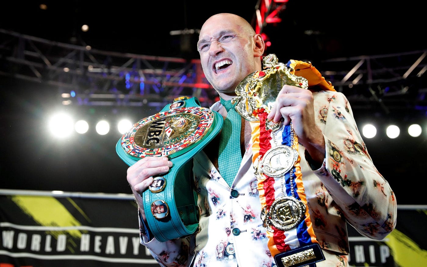 Exclusive Official Tyson Fury Signed Full Size WBC Belt