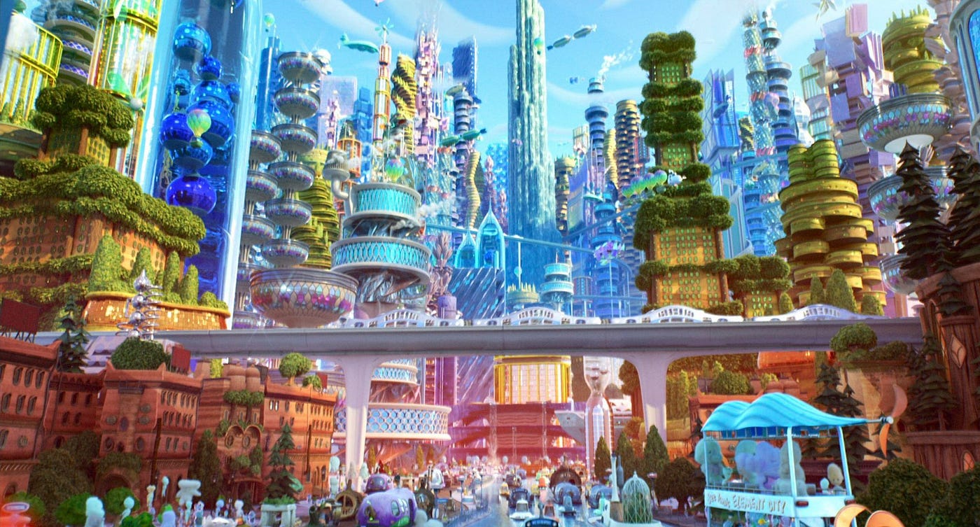 Elementos  Veja trailer da nova animação da Pixar com os 4 elementos
