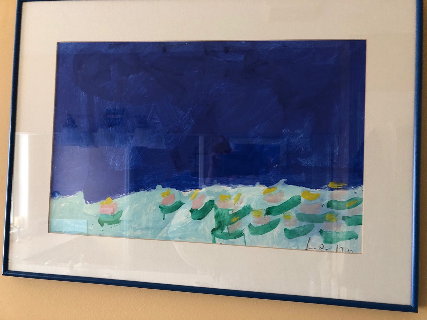 Lee painted this in 1990 — the author provided a photo