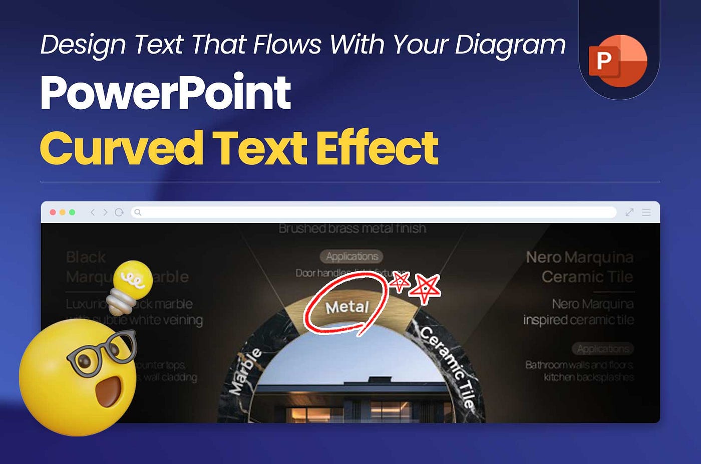 PowerPoint Curved Text Effect: Make Your Diagram Flow Naturally