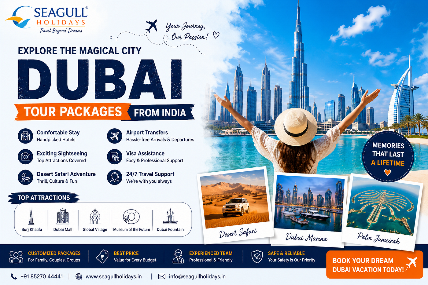 Dubai Tour Packages from India: Plan a Memorable International Holiday