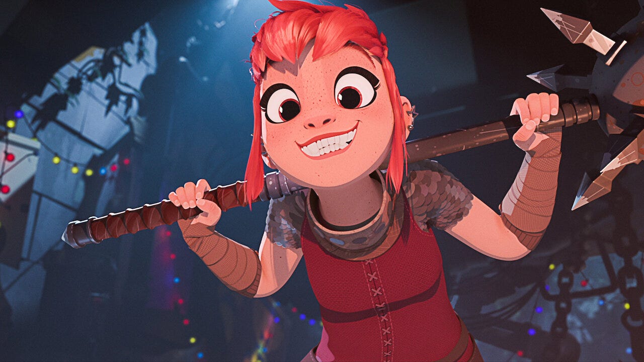 Nimona' is a Fun Romp. A heart-filled animated adventure. | by Sarah Callen  | Movies & Us | Medium