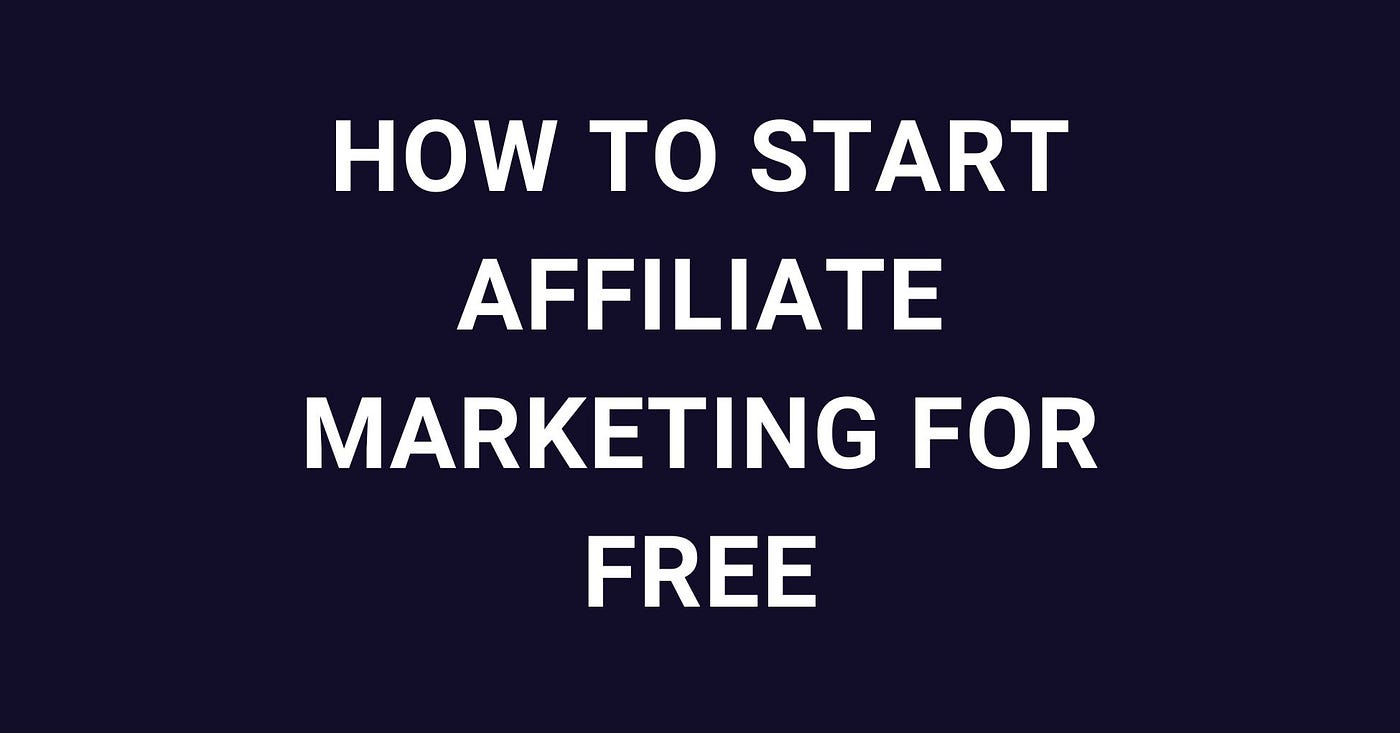 Learn Affiliate Marketing For Free — The Ultimate Guide | by Ron'dre Silk |  Jan, 2024 | Medium