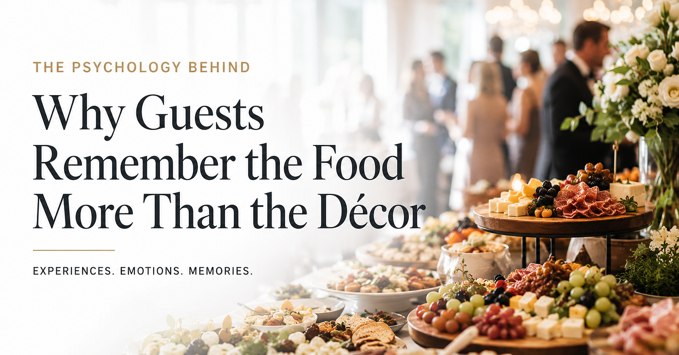 The Psychology Behind Why Guests Remember the Food More Than the Décor