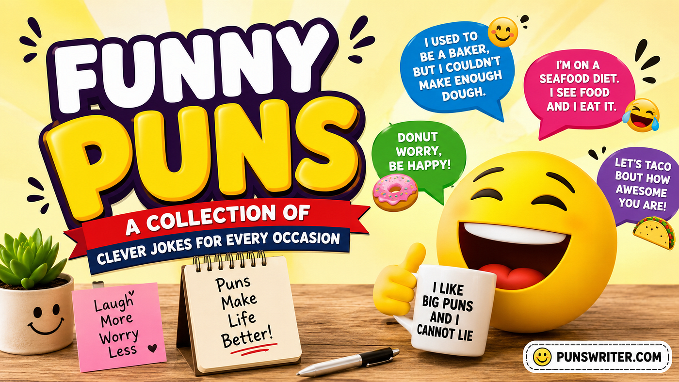 Funny Puns: A Collection of Clever Jokes for Every Occasion