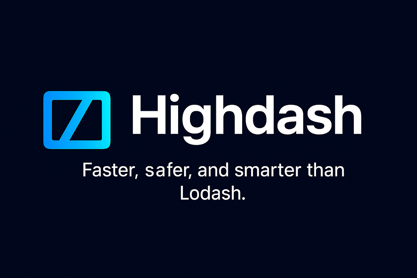 Highdash vs Lodash: How I Achieved 7× Faster Utility Functions