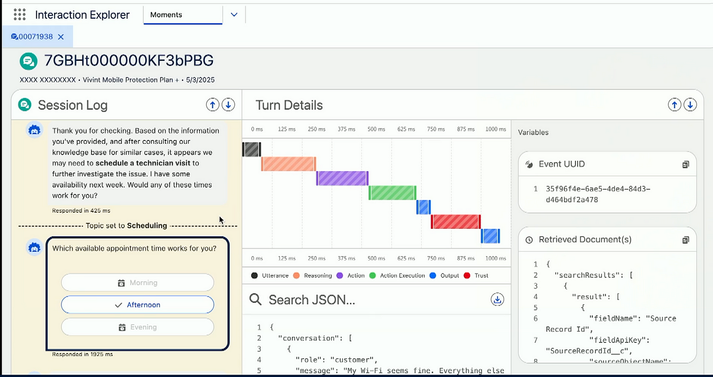 Agentforce Conversation Explorer