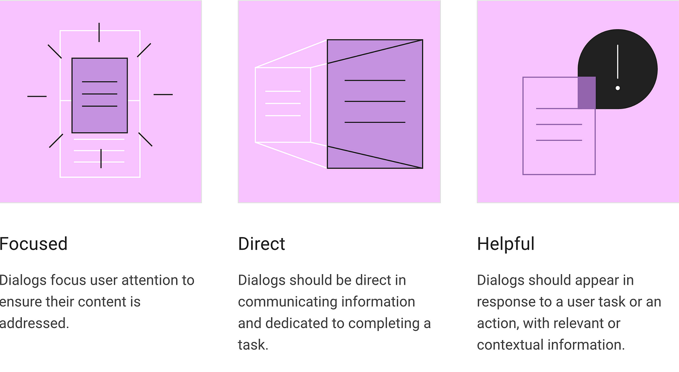 Structure messaging guidelines for a design system