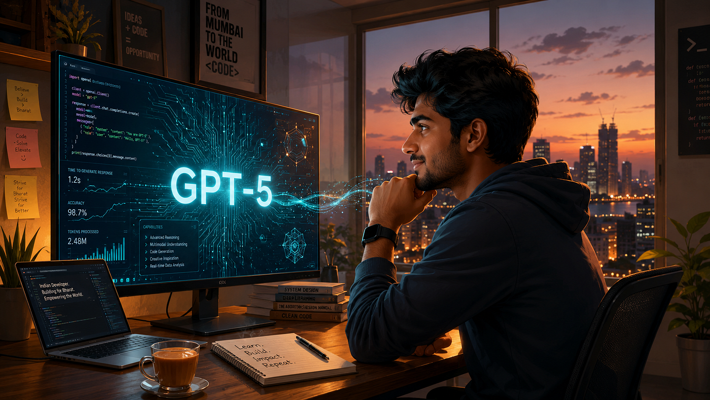 GPT-5 Just Dropped. If You’re a Fresher in India, Here’s What It Actually Means.