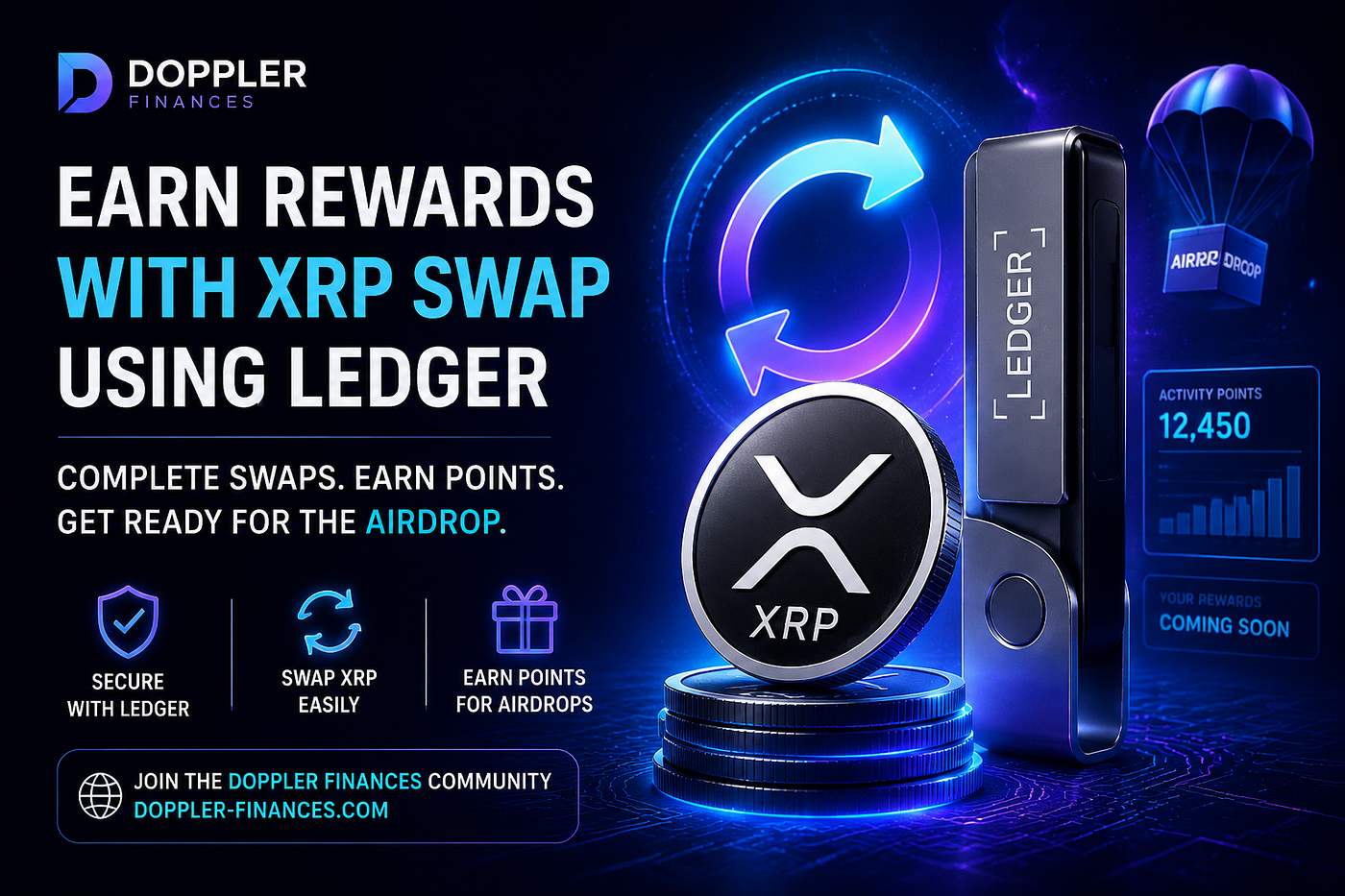How XRP Holders Can Earn Crypto Rewards Through Ledger Swaps and Doppler Finances Activity