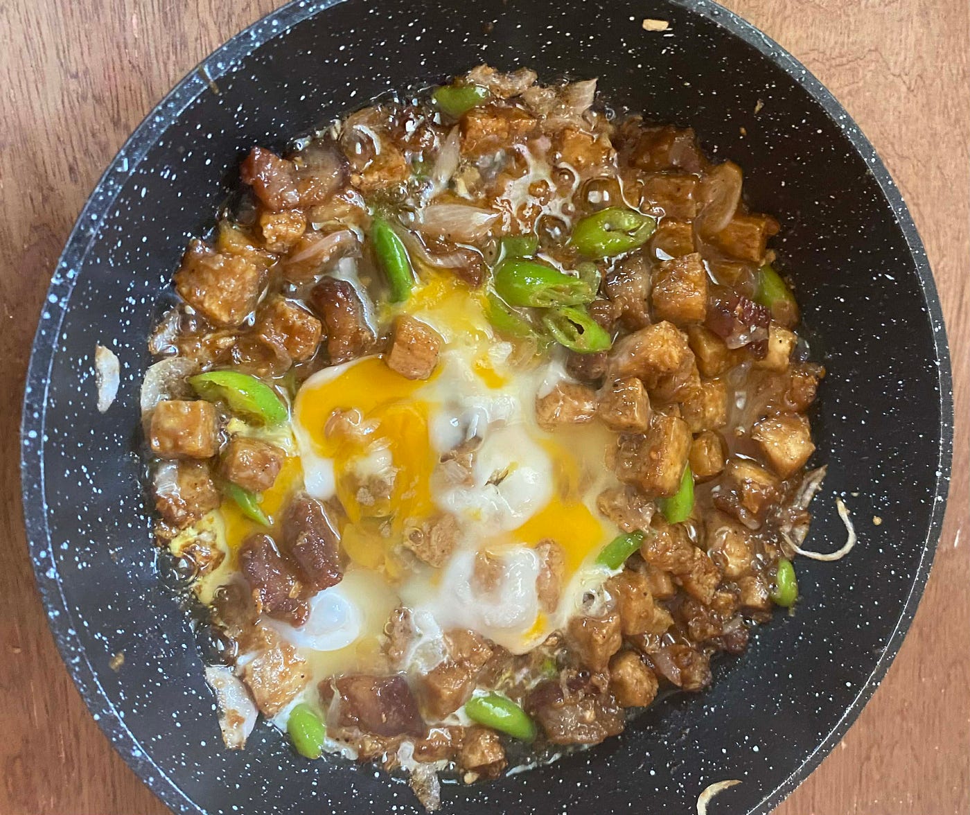 Tofu Sisig; Photo by Wroana Misa and Cooked by Jancelle Ilano