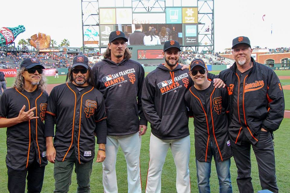 Watch Metallica Play National Anthem to Open SF Giants Game