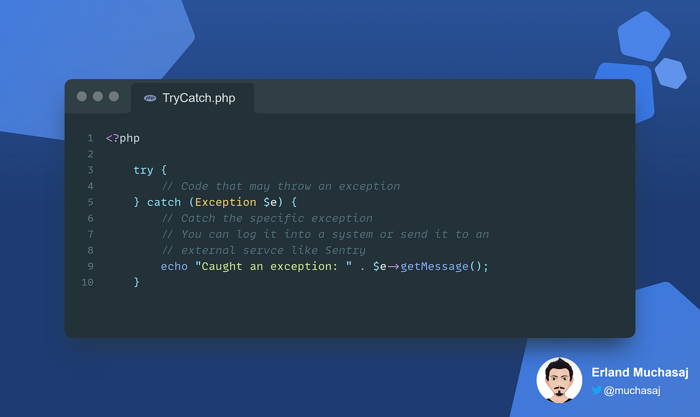 PHP Exceptions: Try Catch for Error Handling