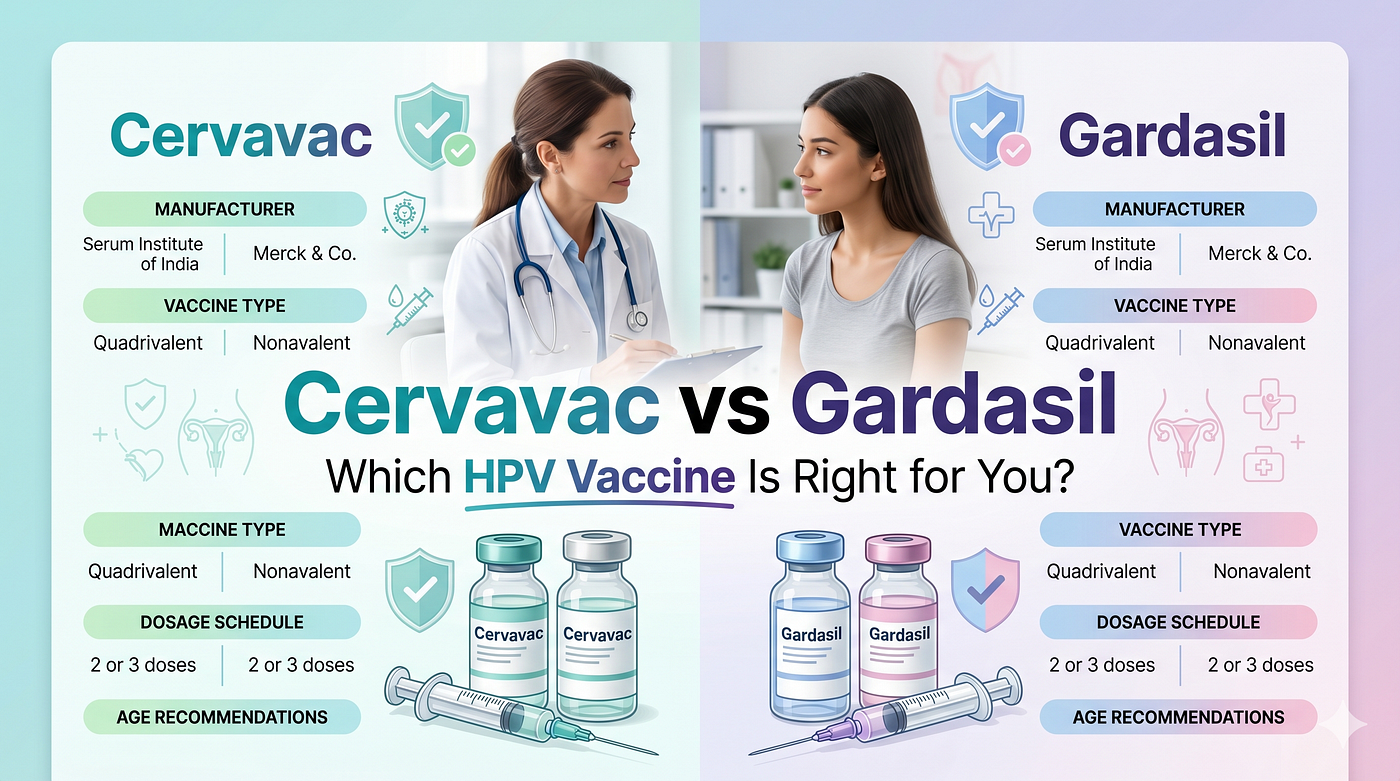 Cervavac vs Gardasil: Which HPV Vaccine Is Right for You?