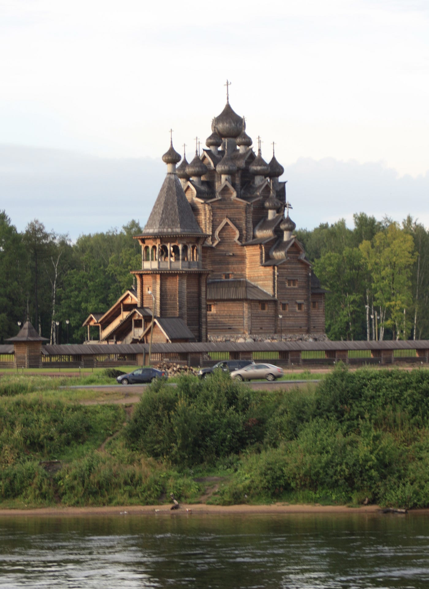 Active Church taken from the boat as we cruise south on the Volga River