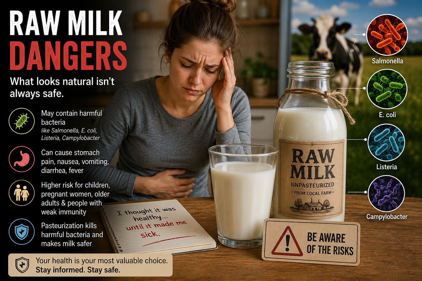 I Thought Raw Milk Was the Healthiest Choice… Until It Made Me Question Everything