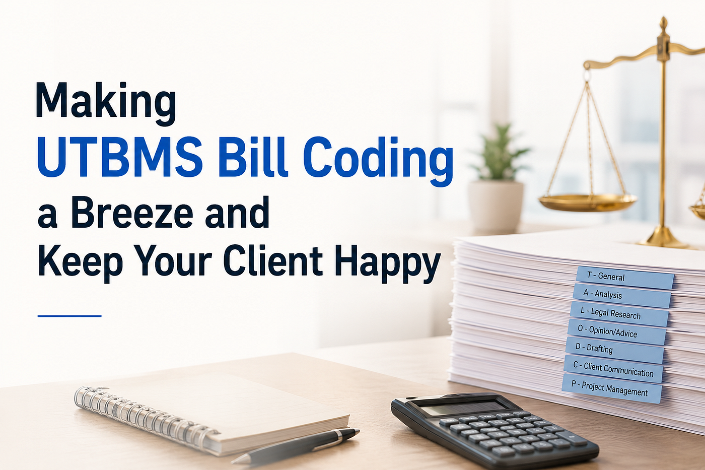 Why Accurate UTBMS Bill Coding Matters More Than Ever