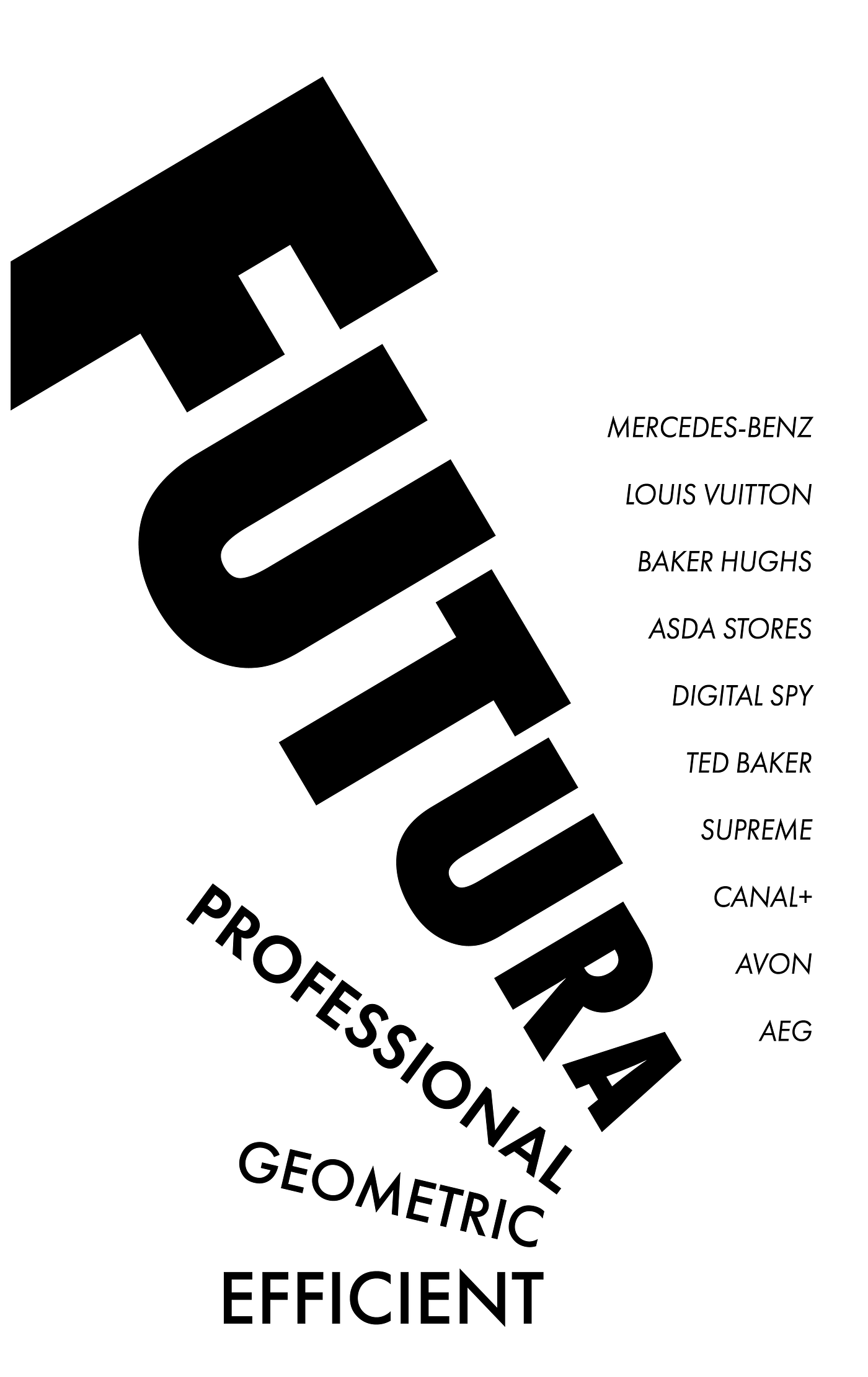 A Poster of FUTURA. Poster/Typography | by Kailyn Fang