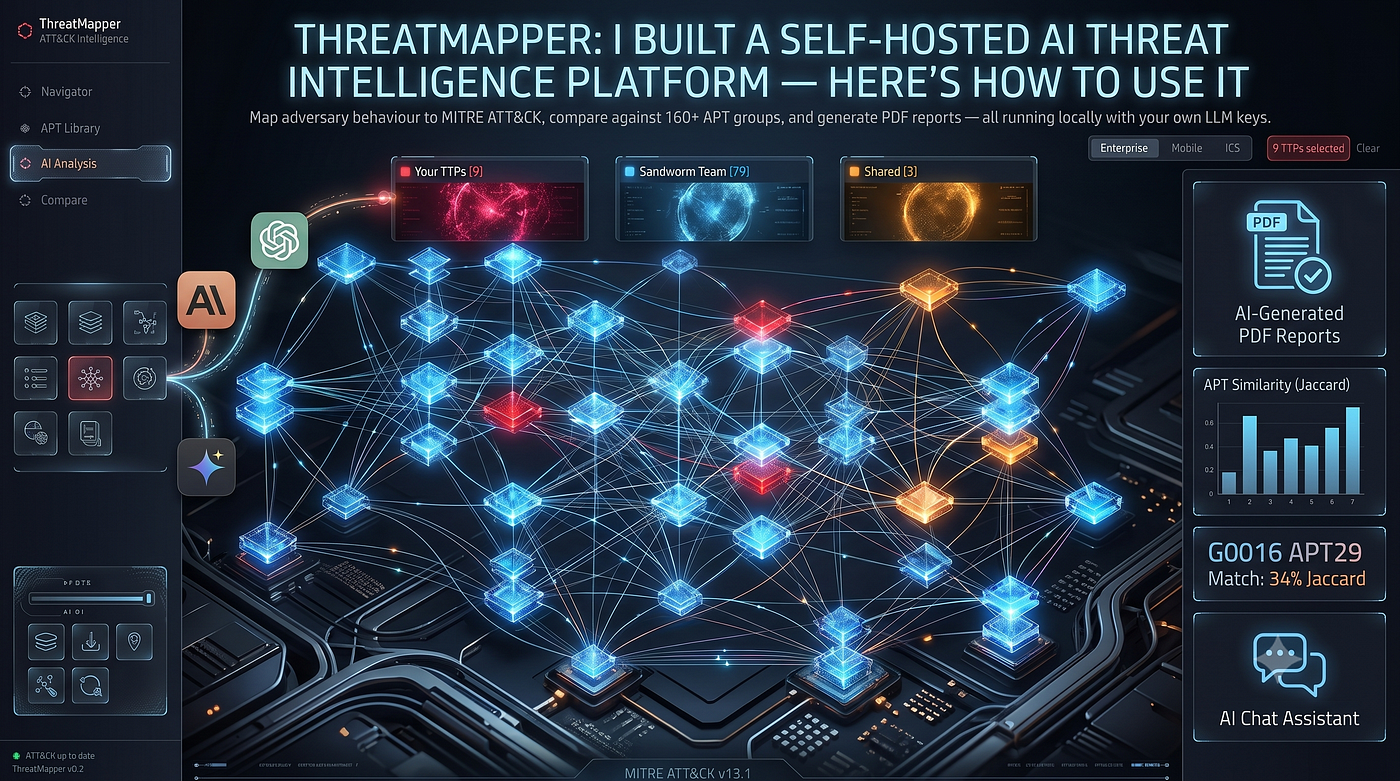 ThreatMapper: I Built a Self-Hosted AI Threat Intelligence Platform — Here’s How to Use It