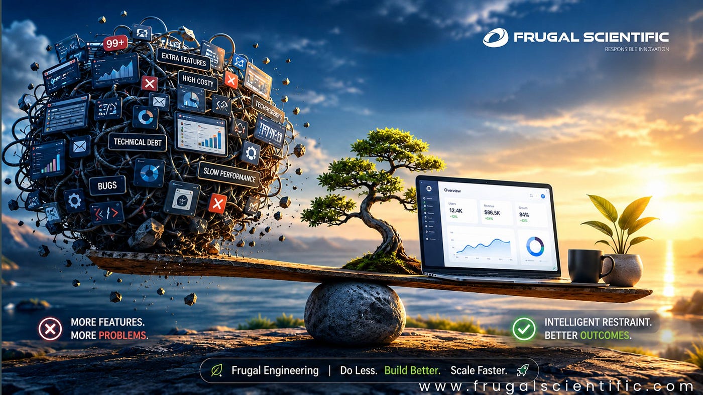 Intelligent restraint: The “Frugal” engineering philosophy for scalable SaaS