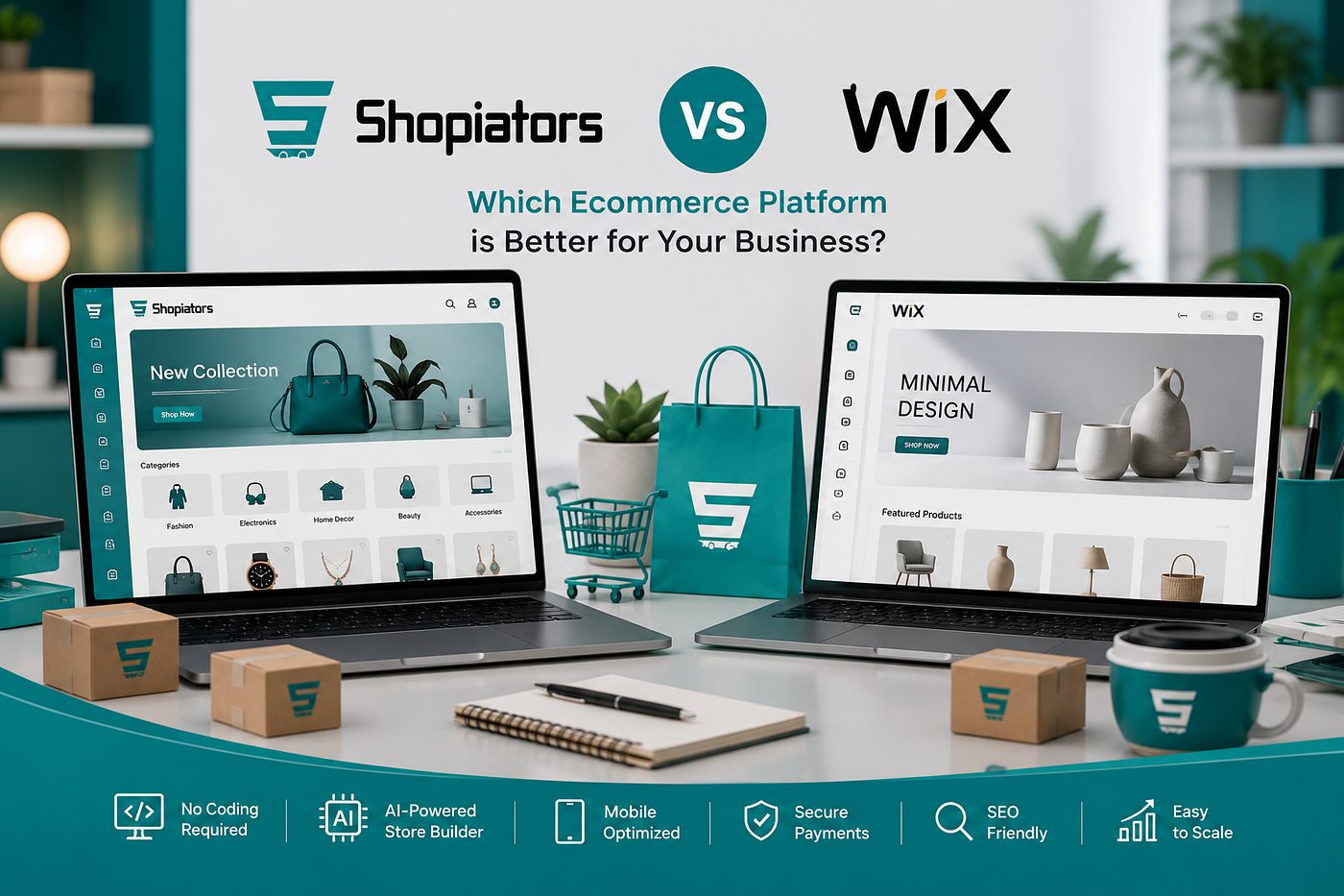 Shopiators vs Wix: Which Ecommerce Platform Is Better for Your Online Business?
