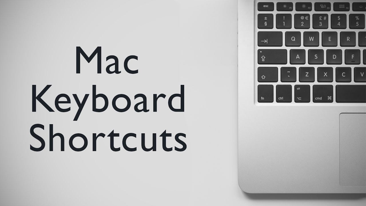 Mac Keyboard Shortcuts Symbols