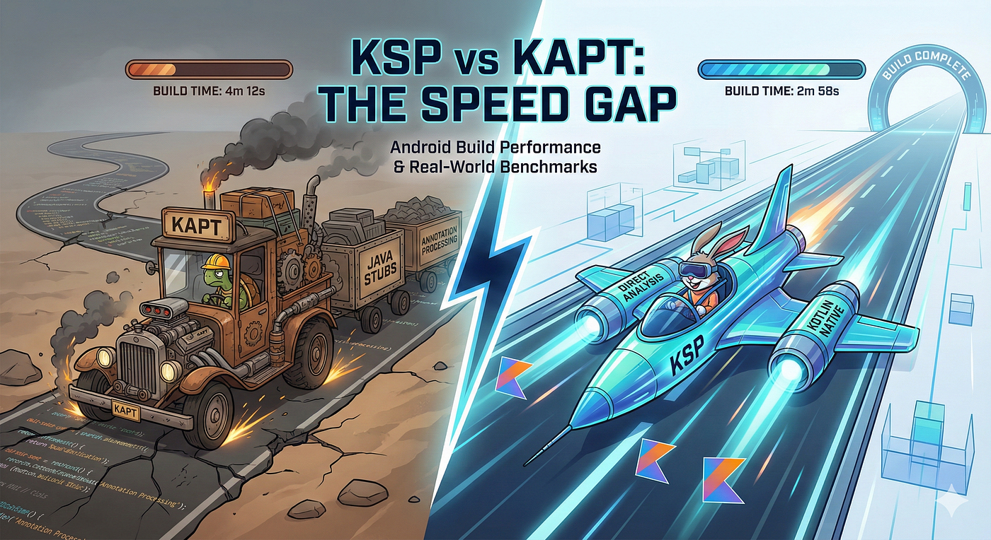 KSP v/s KAPT: Crushing the Android Build Time Bottleneck