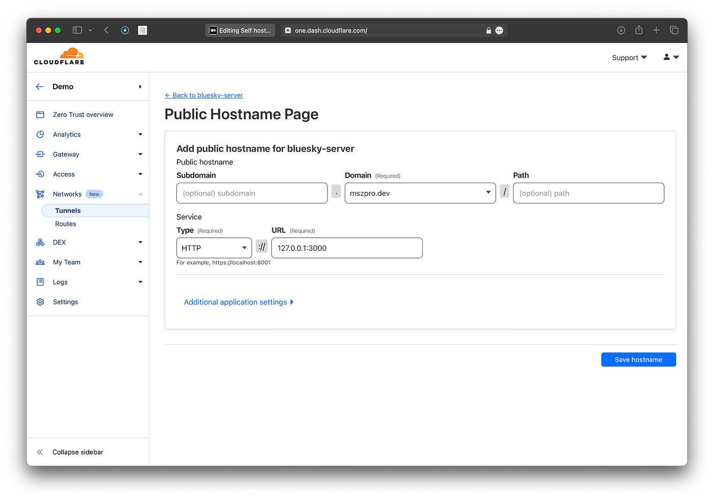 Self-host federated Bluesky instance (PDS) with CloudFlare Tunnel