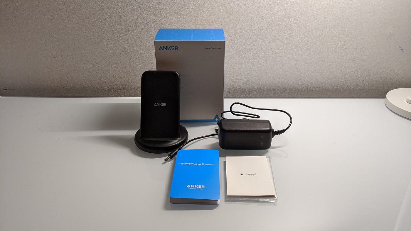 ANKER POWERWAVE II STAND BLACK 3台 箱無し Anker PowerWave II Standレビュー｜Pixel5｜yoku-mono