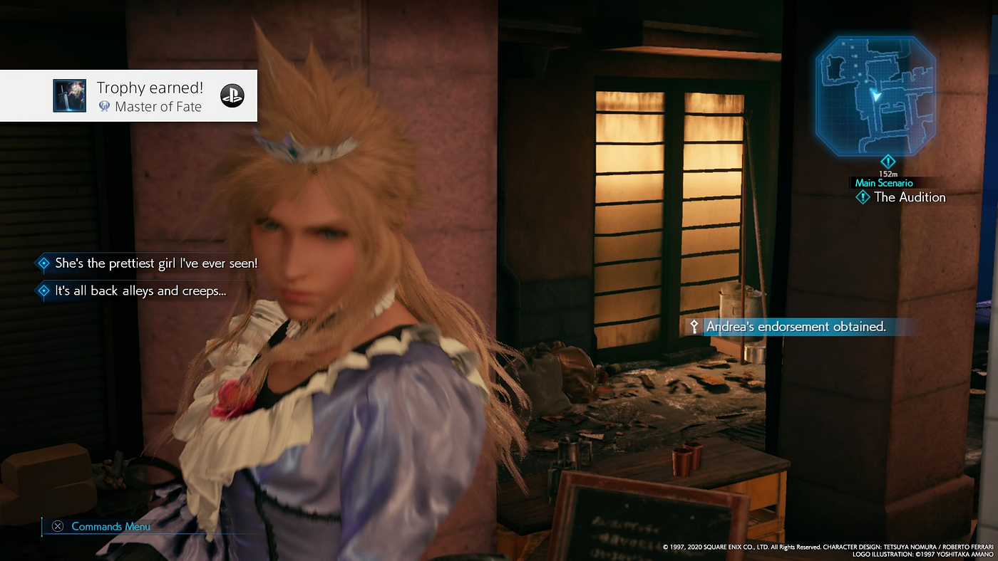 Final Fantasy 7 remake] Hi, This is my first post in reddit and this is  also my very first Platinum trophy ! Can't believe i've got my platinum on  FF7R ! 