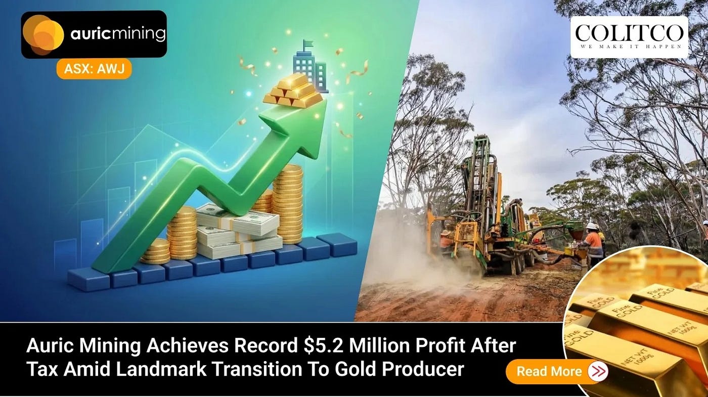 Auric Mining Limited (ASX: AWJ): Record $5.2M Profit Marks Transition to Gold Producer 🇦🇺⛏️🚀