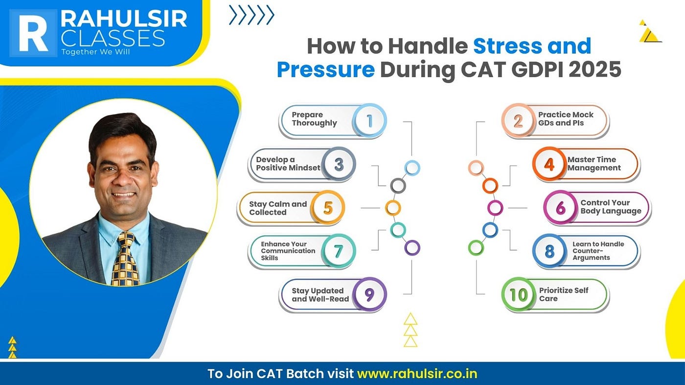 How to Handle Stress and Pressure During CAT GDPI 2025