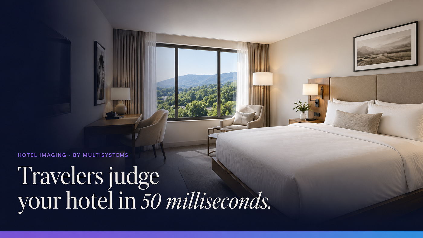 Travelers Judge Your Hotel in 50 Milliseconds — Long Before They Read a Word