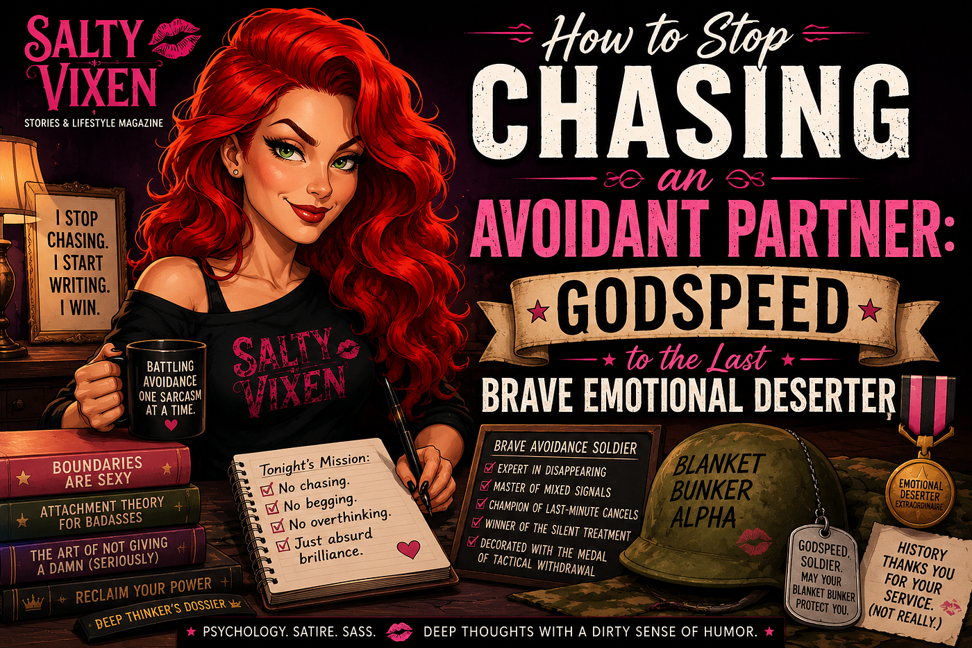 How to Stop Chasing an Avoidant Partner: Godspeed to the Last Brave Emotional Deserter